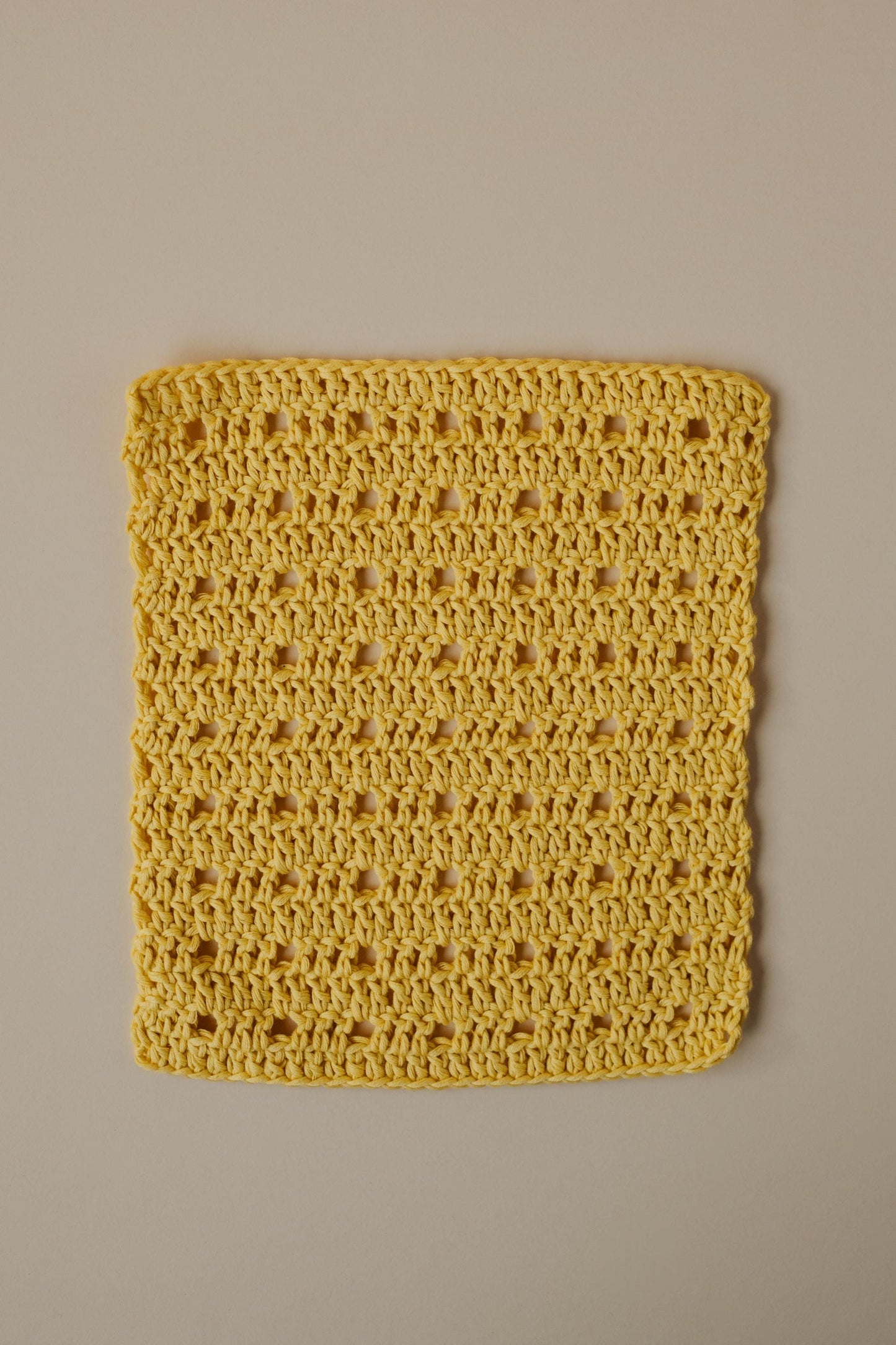 Crochet Wash Cloth | Soft and Absorbent Peruvian Cotton | Eco-Friendly and Sustainable Bath and Kitchen Accessory