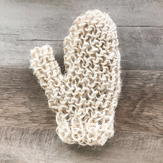 Natural Sisal Exfoliating Mitt