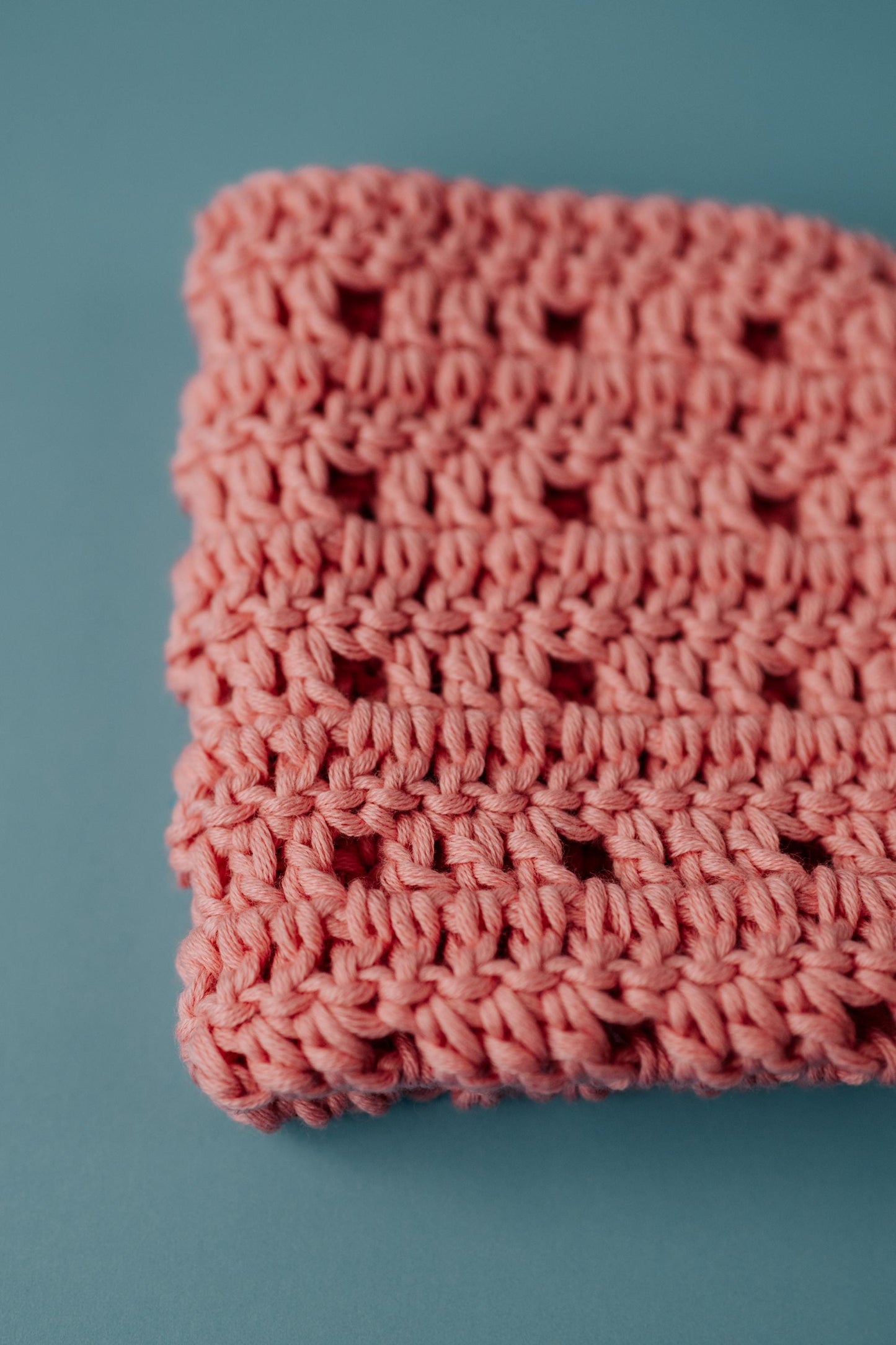 Crochet Wash Cloth | Soft and Absorbent Peruvian Cotton | Eco-Friendly and Sustainable Bath and Kitchen Accessory