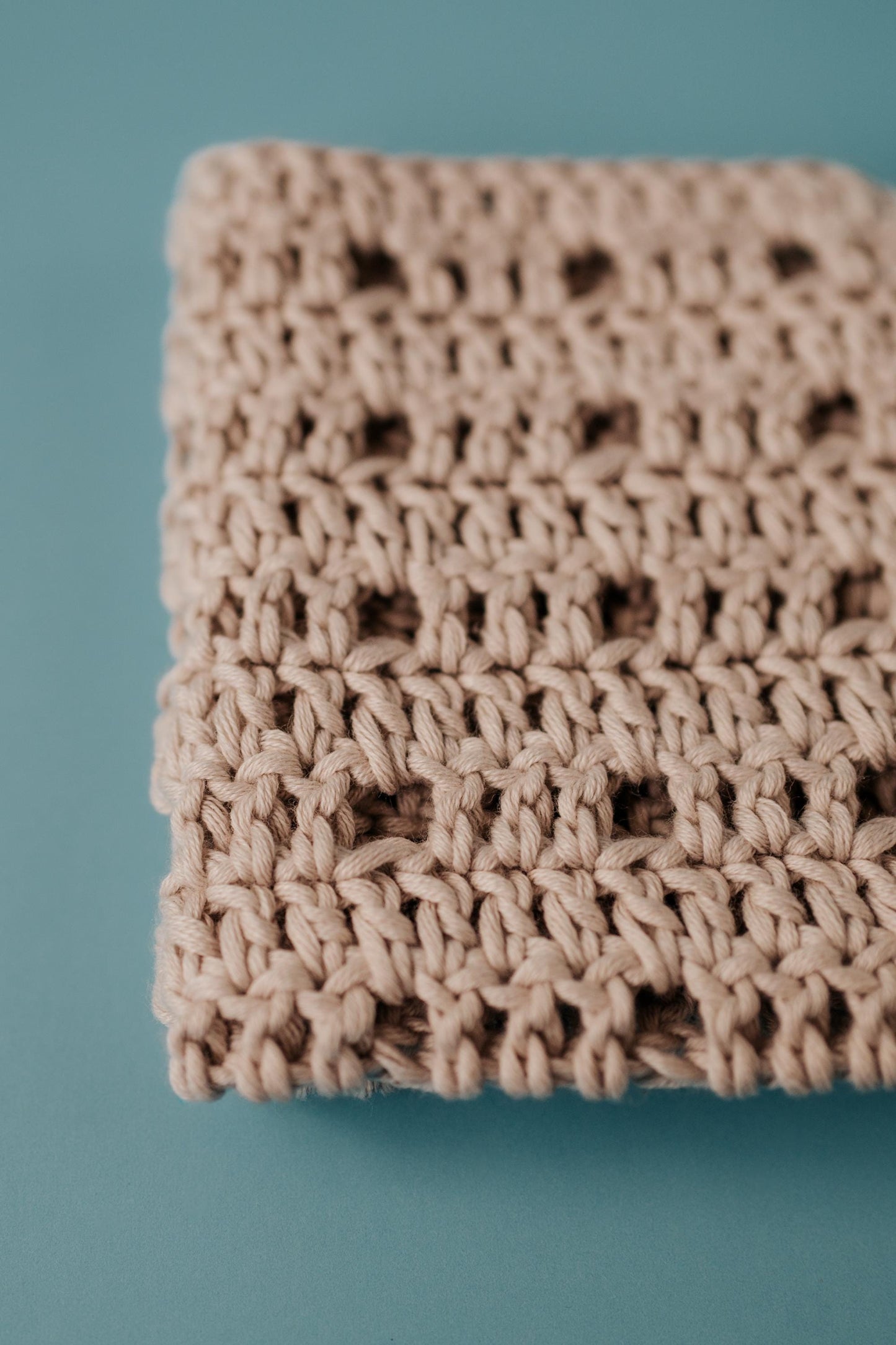 Crochet Wash Cloth | Soft and Absorbent Peruvian Cotton | Eco-Friendly and Sustainable Bath and Kitchen Accessory